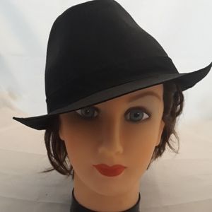 Vintage Black Fedora